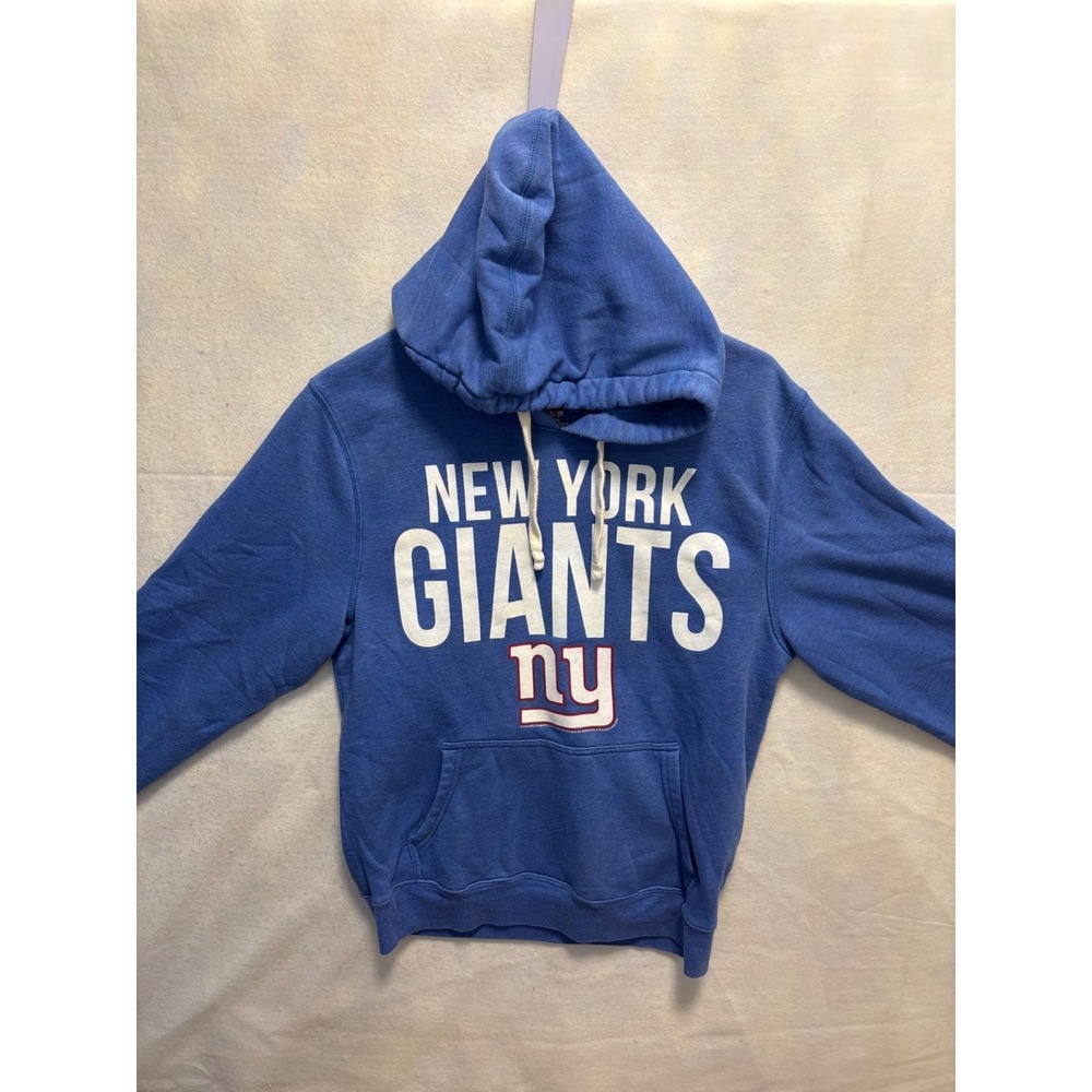 New York Giants Blue Hoodie Sweatshirt S